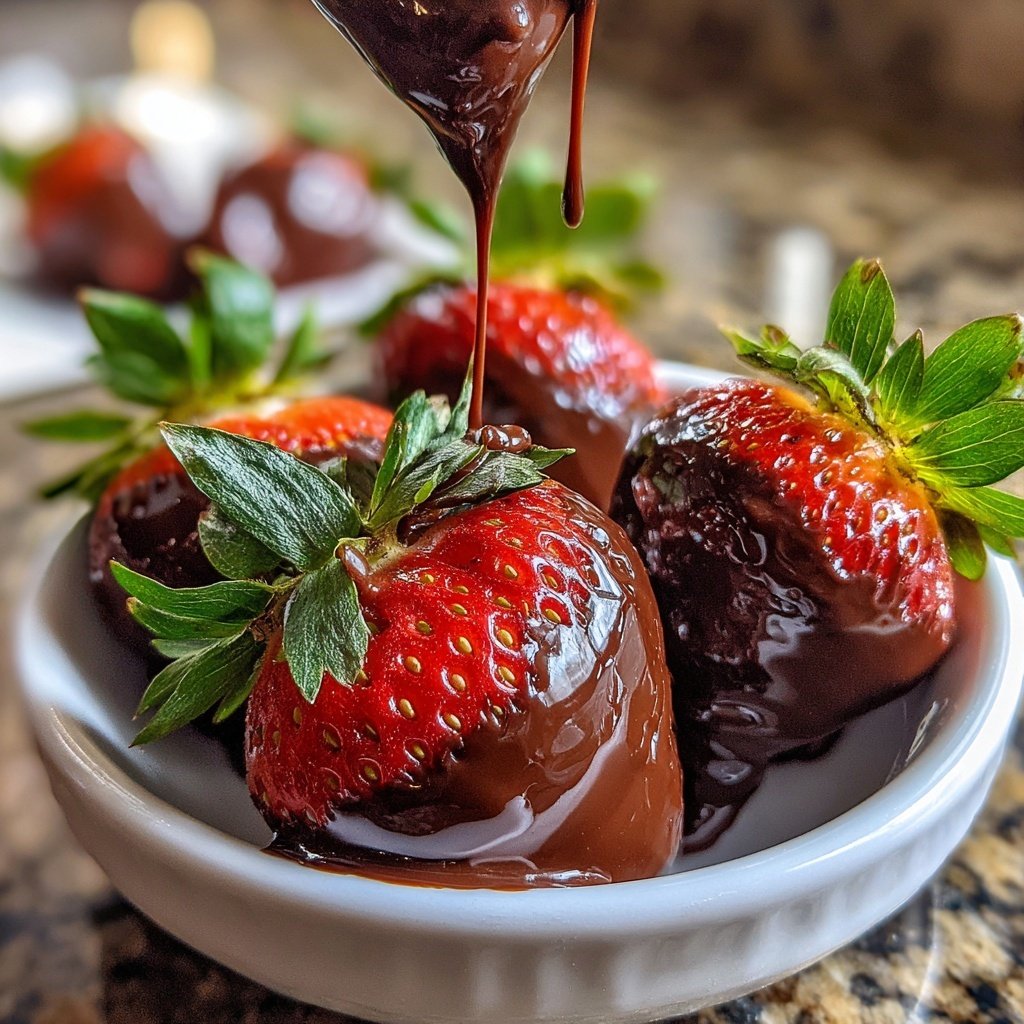 Chocolate Covered Strawberries Recipe
