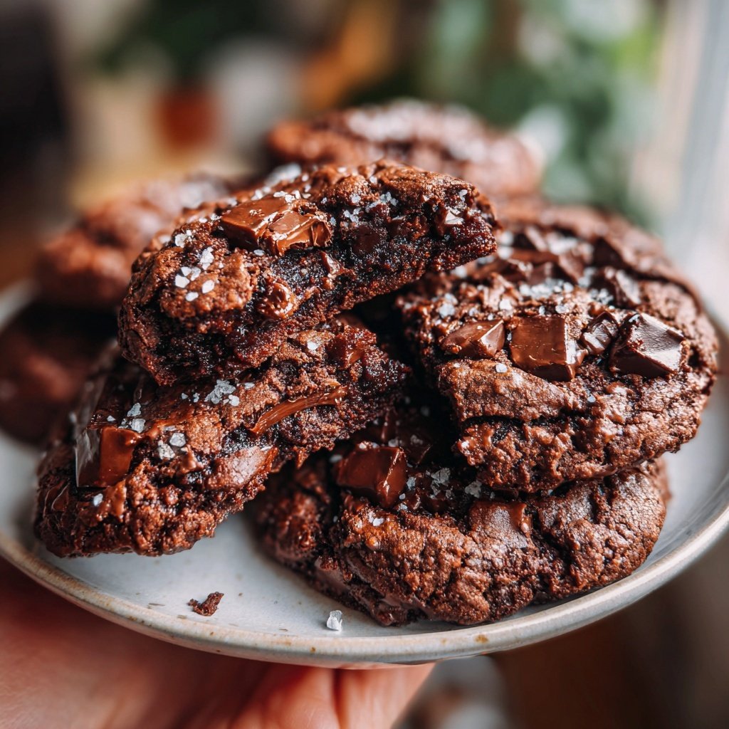 Chewy Brownie Mix Cookies With Chocolate Chips