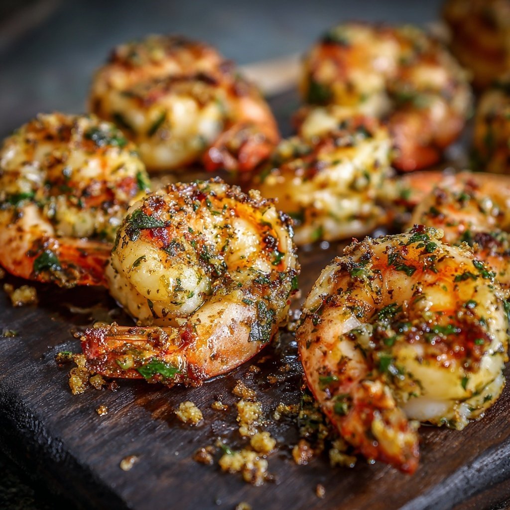 Baked Garlic Shrimp