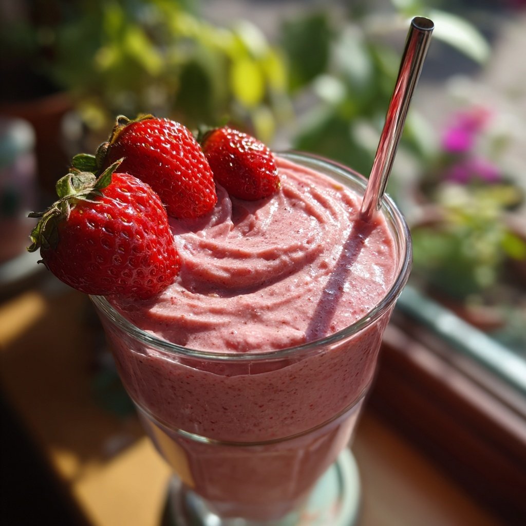 Strawberry Oat Smoothie