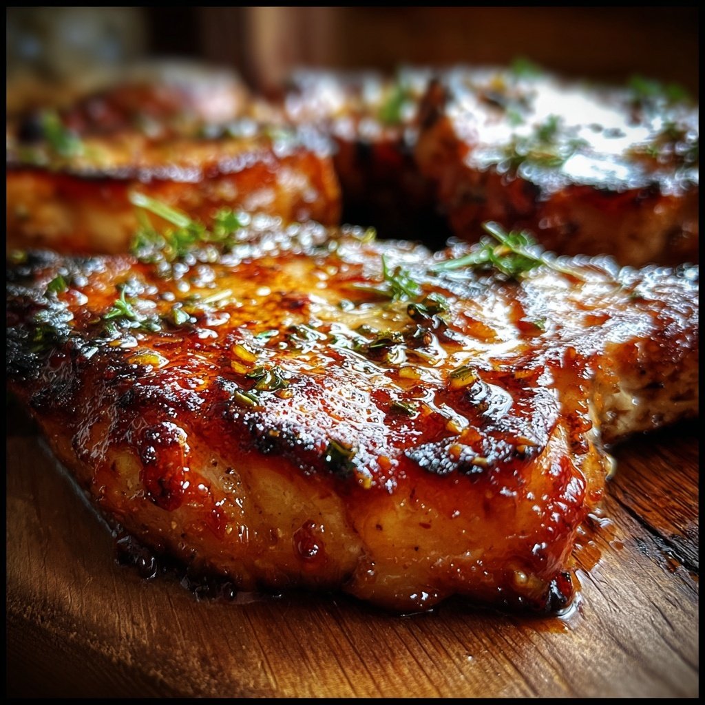 Honey Garlic Pork Chops