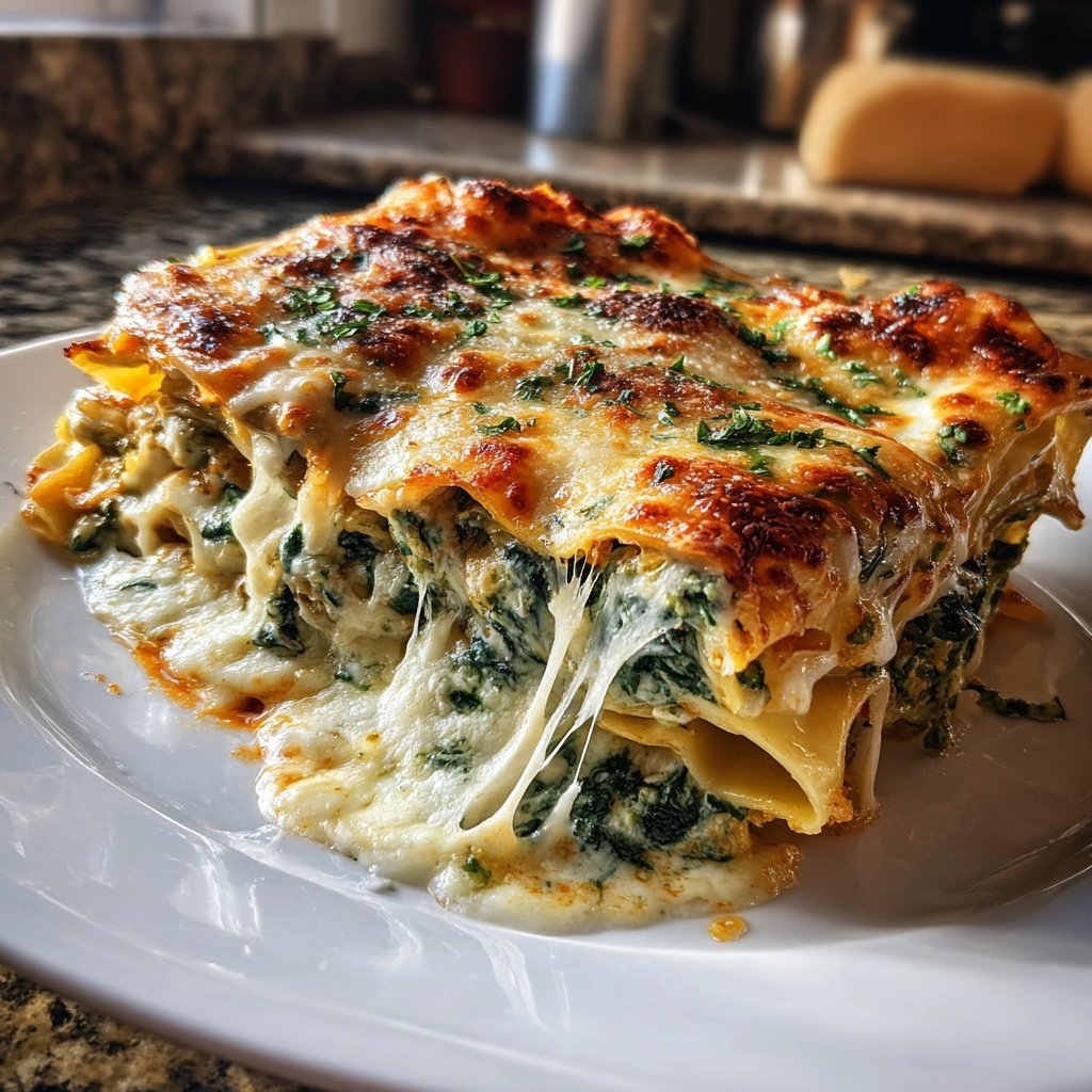 Sunday Baked Spinach Lasagna