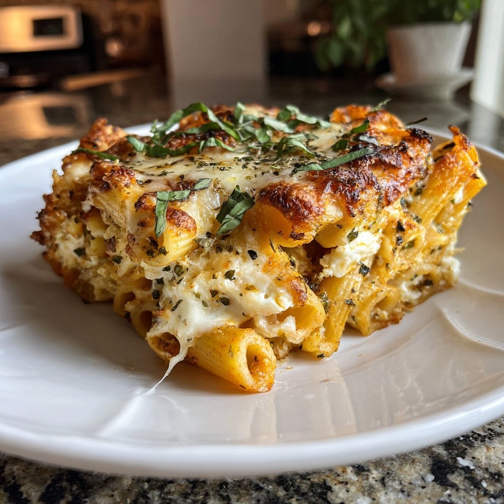 Baked Ziti With Ricotta