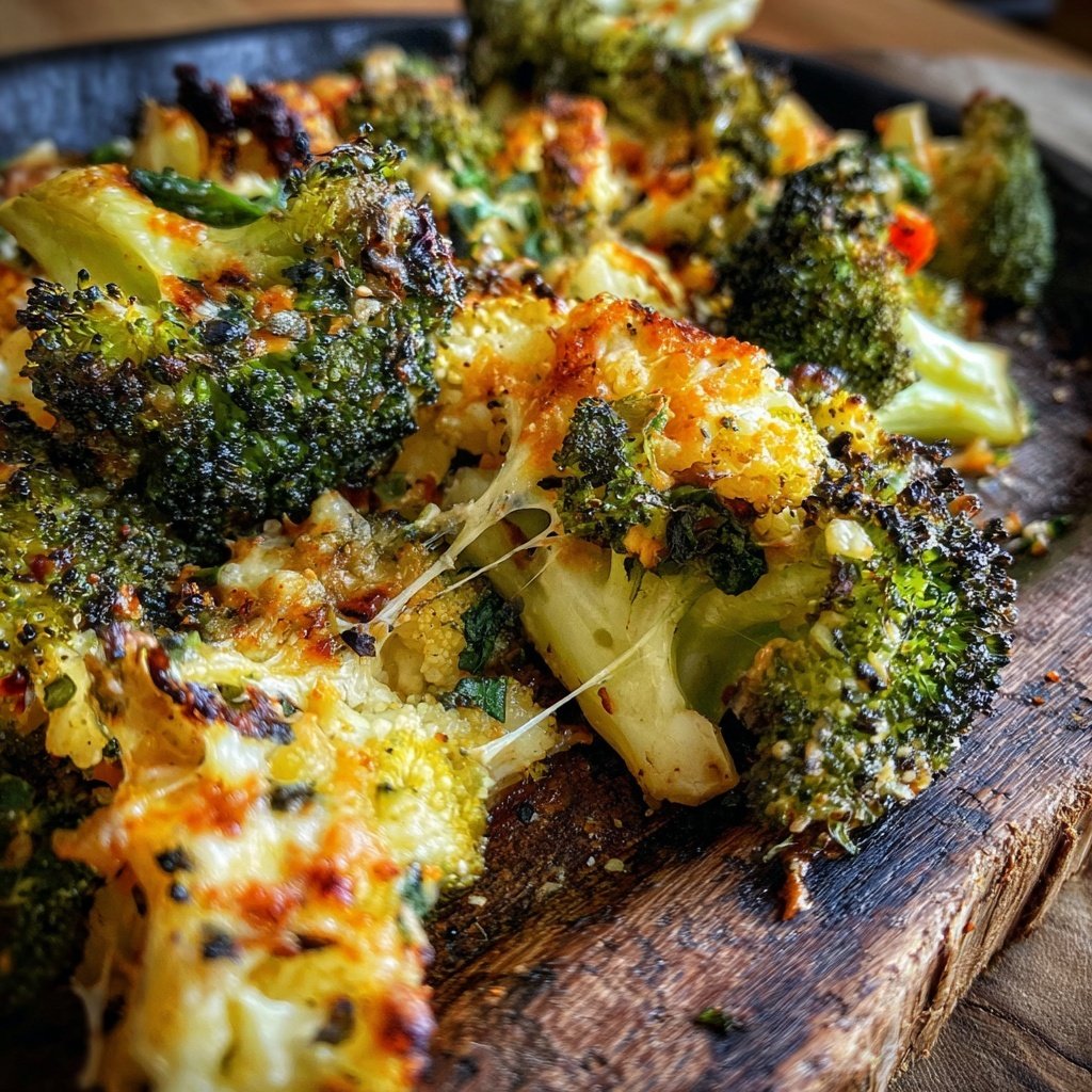 Roasted Broccoli Veggie Pasta