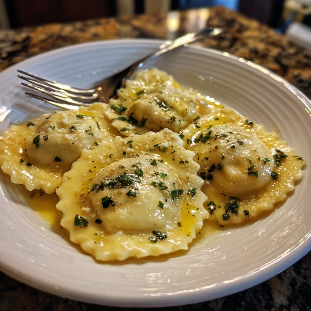 Heart-Shaped Ravioli with Ricotta and Herbs