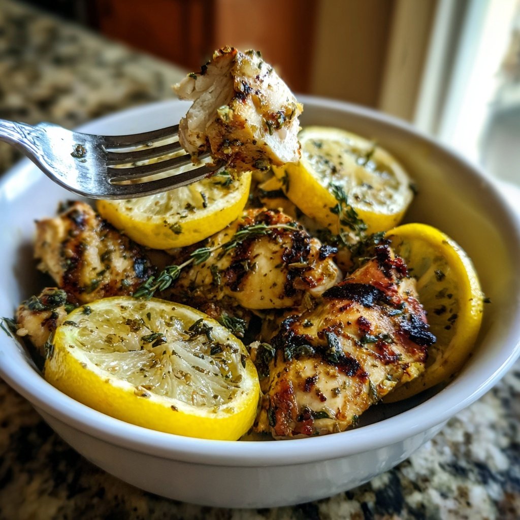 Grilled Lemon Herb Chicken Bowl