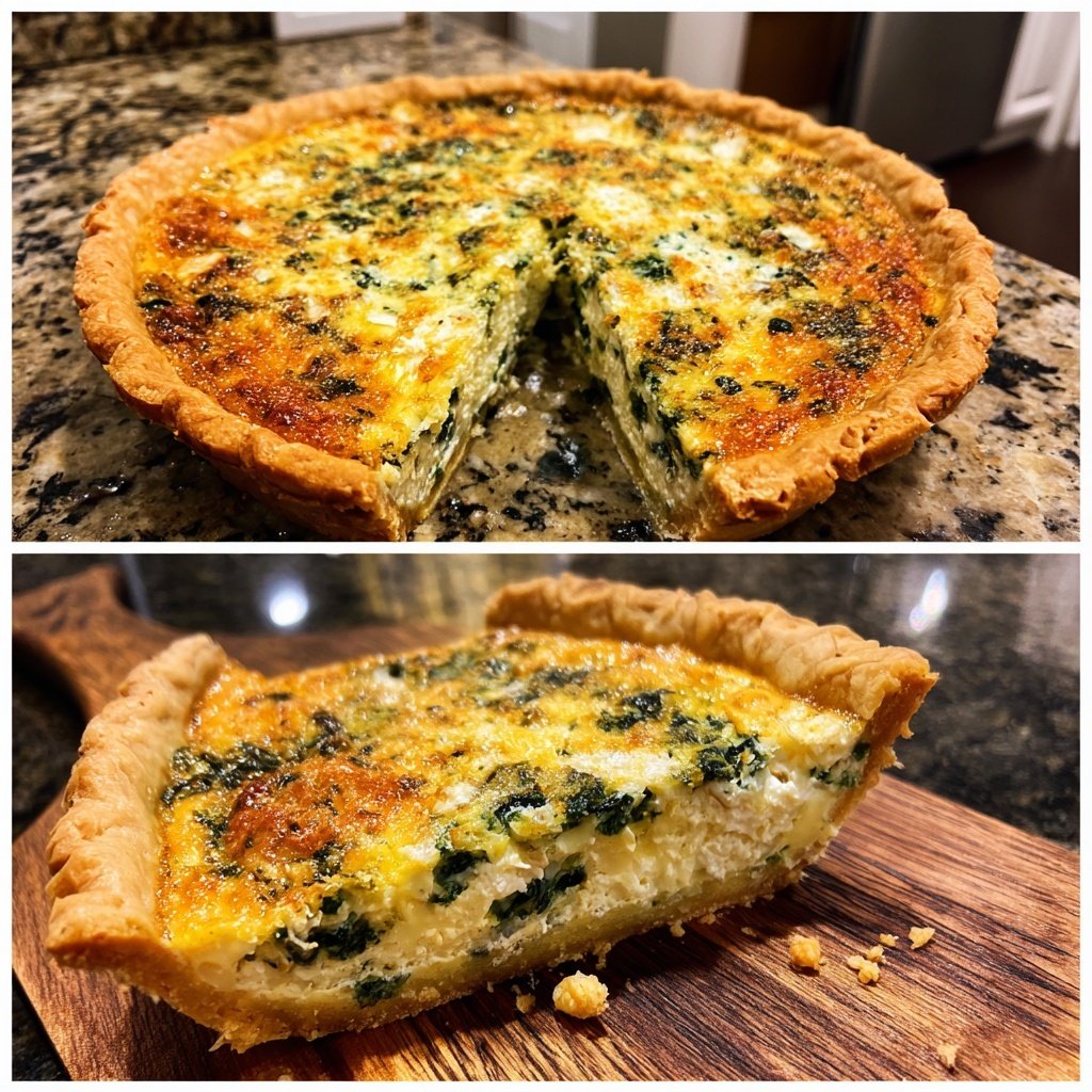 Spring Brunch Spinach And Feta Quiche