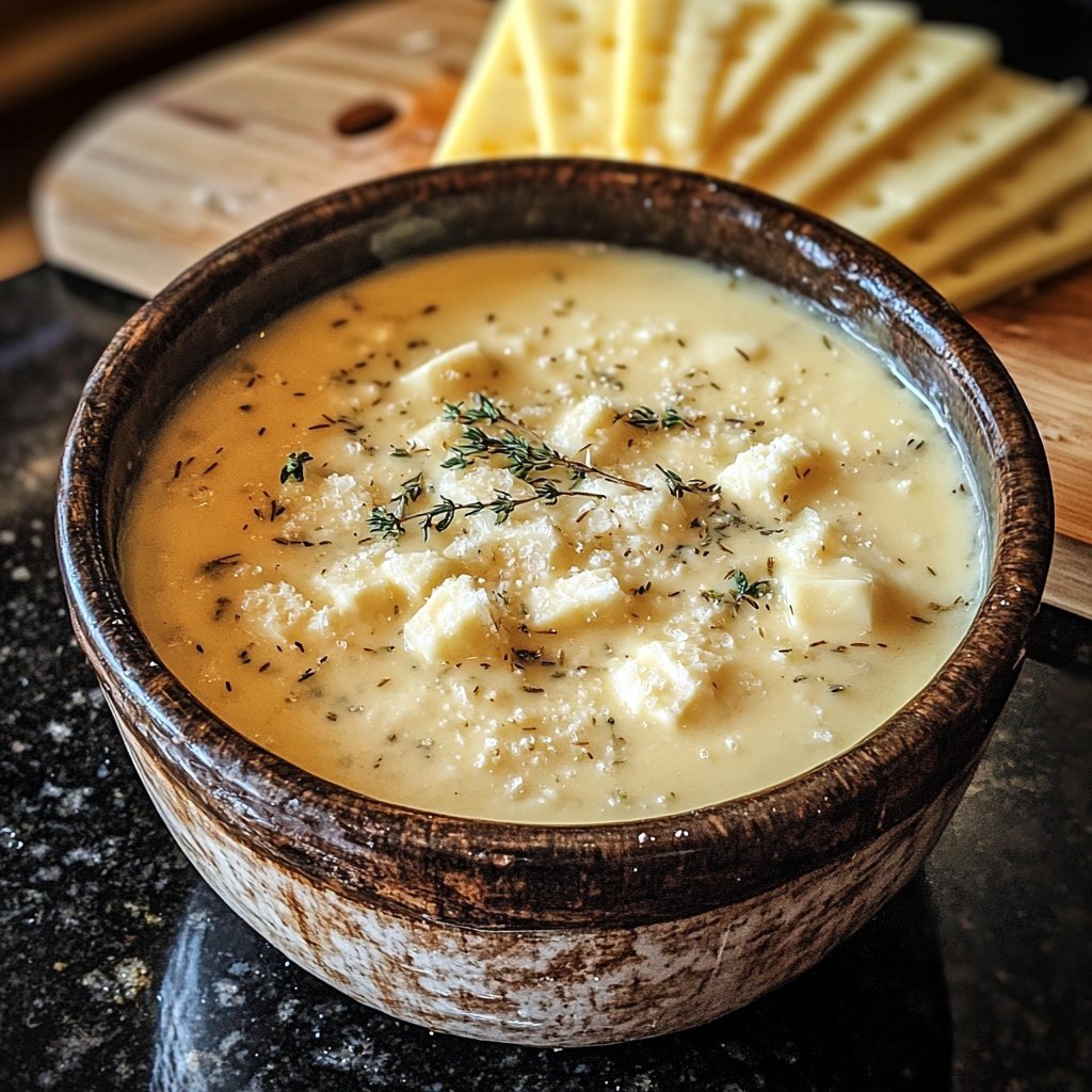 Fondue with White Wine and Thyme