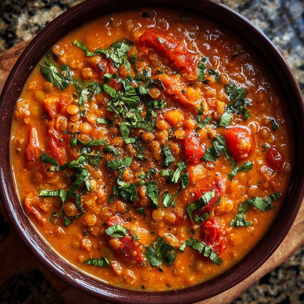Creamy Tomato Lentil Stew
