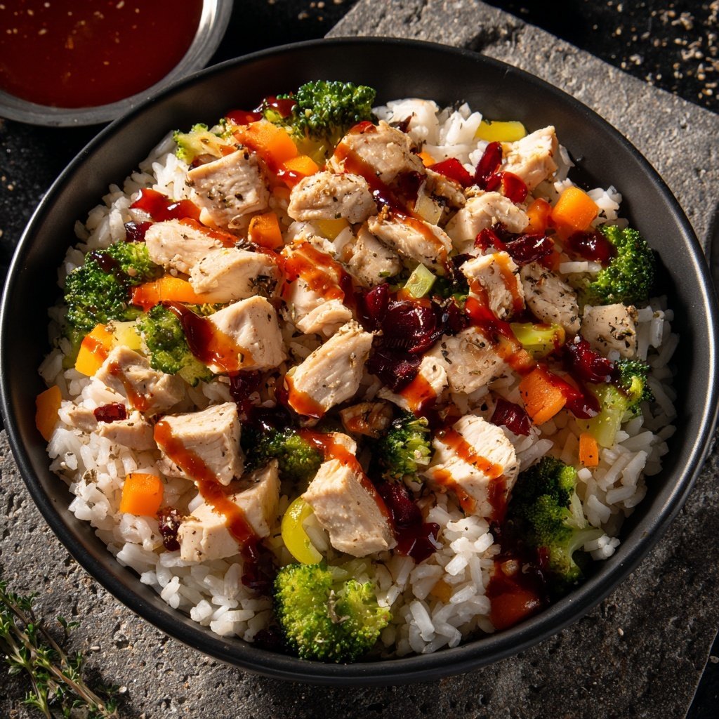 High Protein Turkey And Rice Bowl
