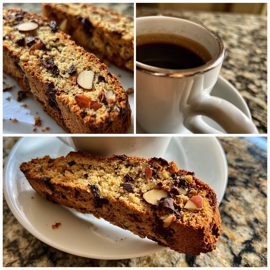 Chocolate Almond Biscotti