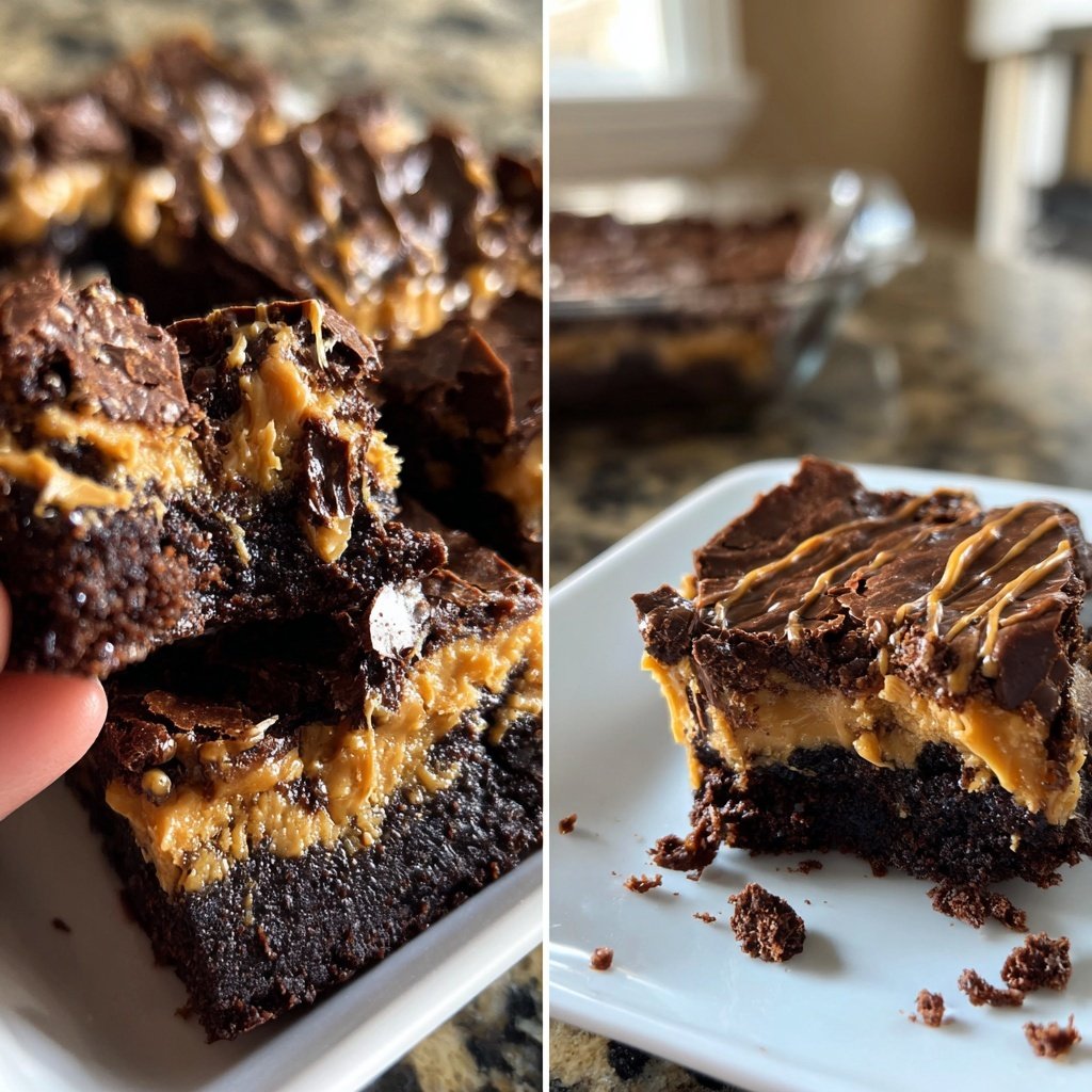 Chocolate Peanut Butter Brownie Bites