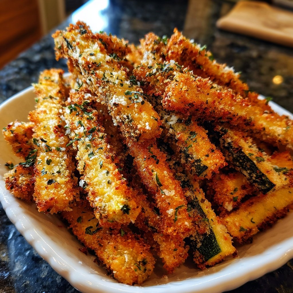 Crispy Zucchini Veggie Fries