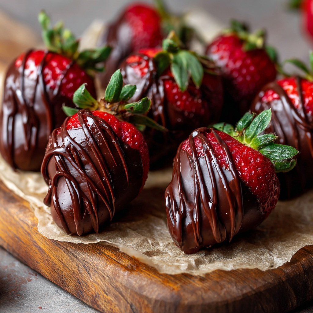 Chocolate Strawberries for Valentine’s Day