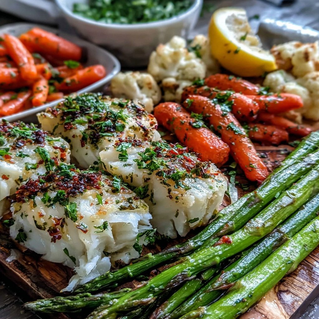 Easy Healthy Baked Cod With Vegetables